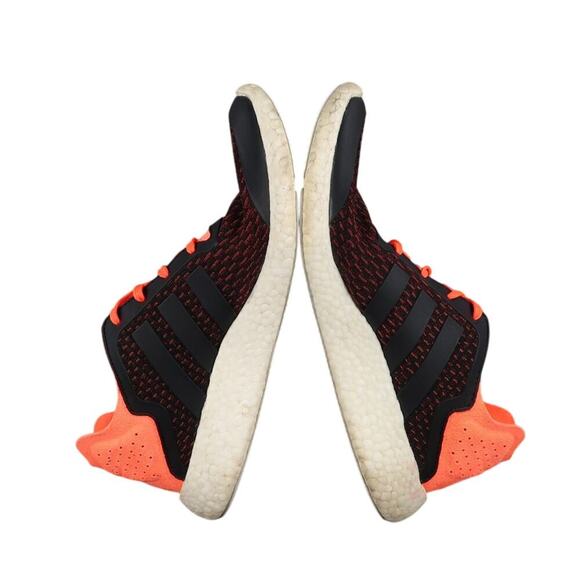 Adidas Shoes Mens 11.5 Sneakers Ultra Boost Trainers Reveal Black Orange Running - Picture 8 of 11